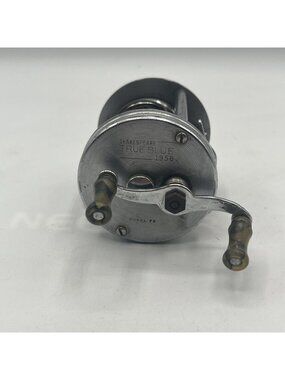 Vintage Shakespeare Chrome Plated TRUE BLUE # 1956 Model FK Reel Made In USA